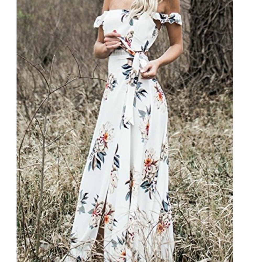 Boho Long Floral Dress